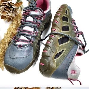 TEVA Green Hydro Gray Pink Hiking Water Sneaker 8m